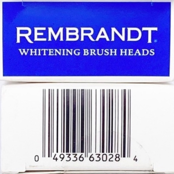 Rembrandt Replacement Toothbrush Heads Whitening Brush Three 3-packs New in Box - Picture 3 of 4